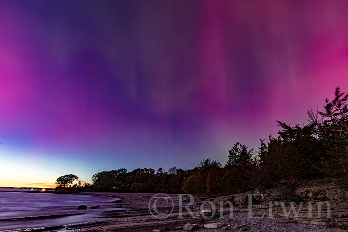 Northern Lights over Point Petre, ON