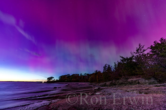 Northern Lights over Point Petre, ON