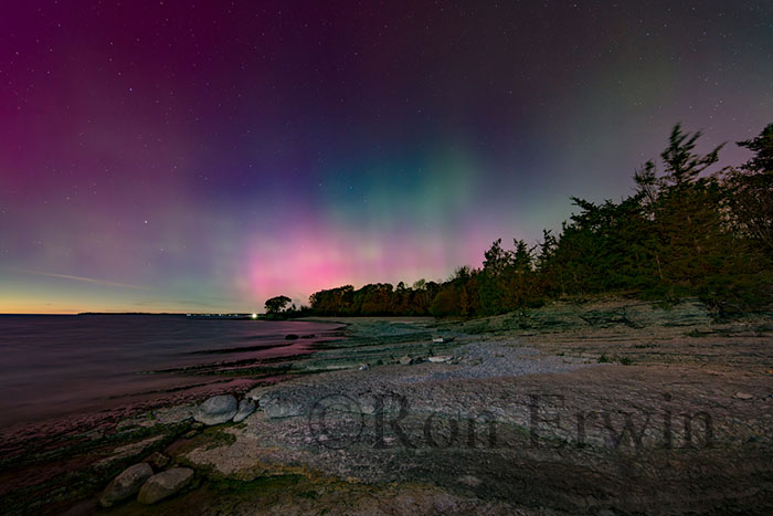 Northern Lights over Point Petre, ON