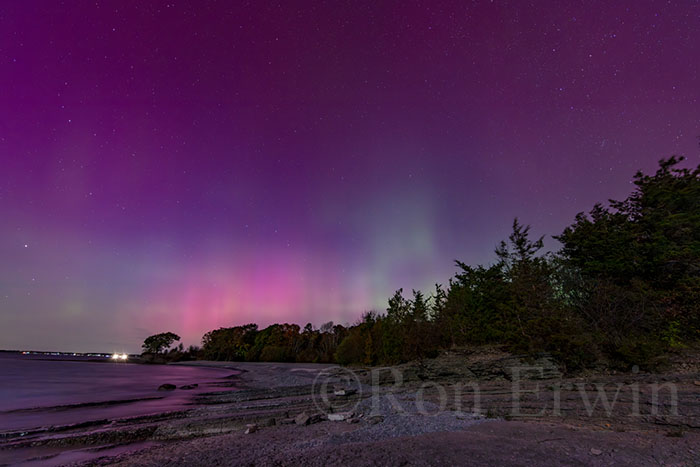 Northern Lights over Point Petre, ON