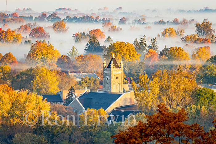 Fog over Picton, Ontario