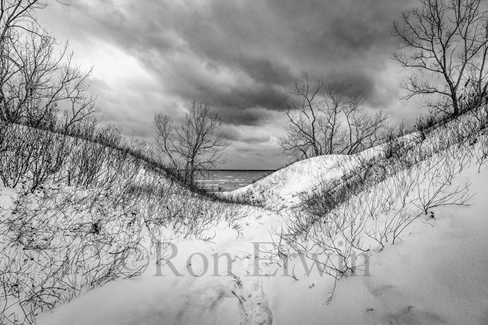 Dunes Beach in Winter