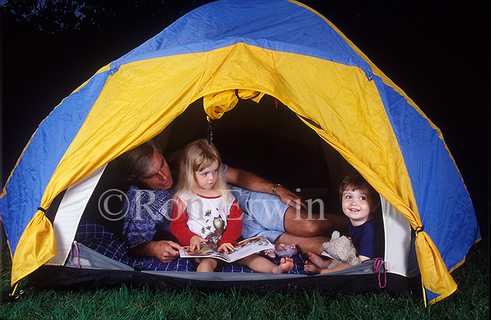 Tenting Family