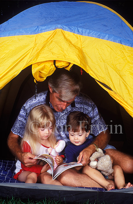 Tenting Family
