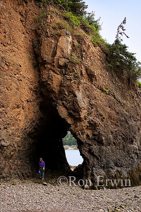 Woman in Natural Archway