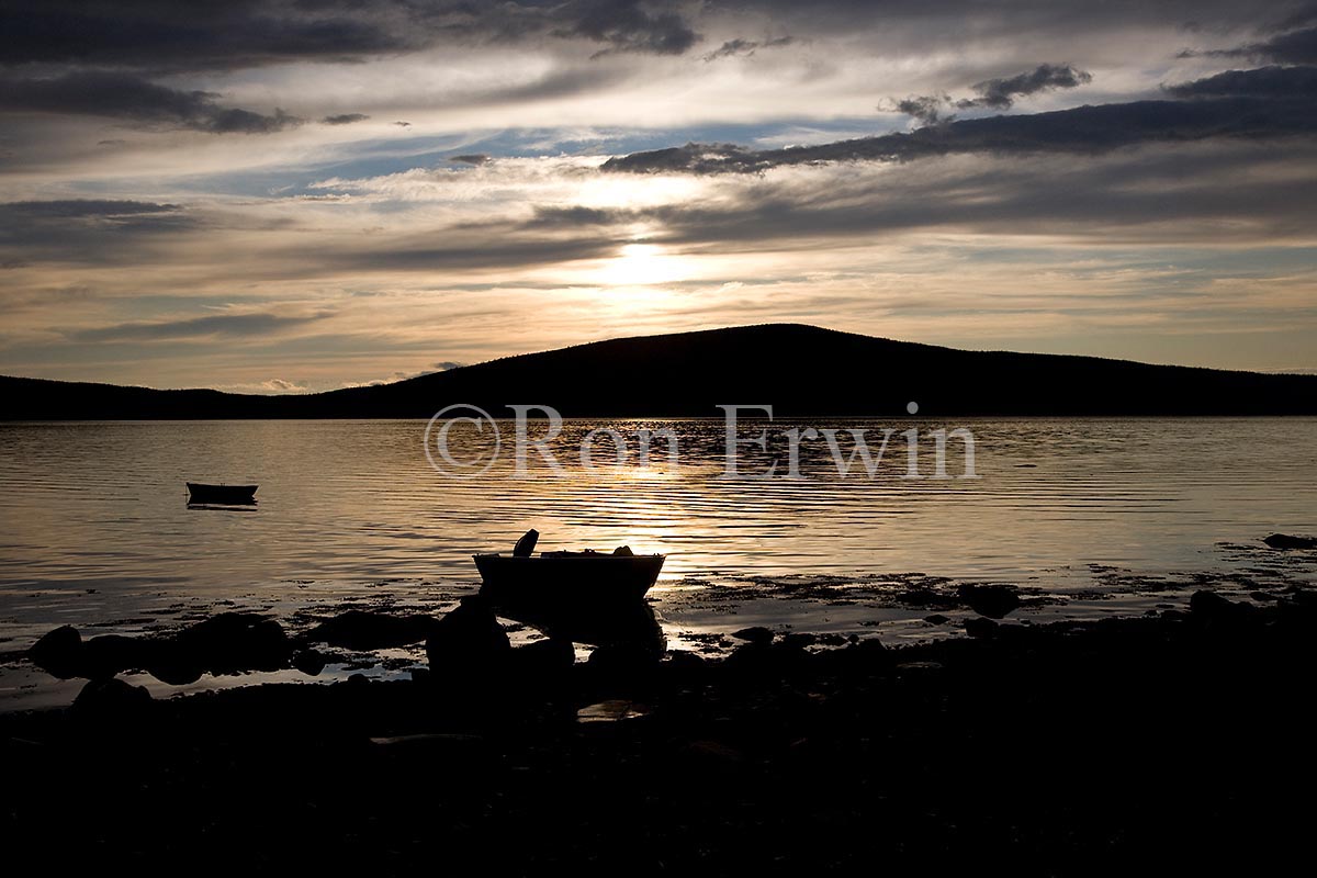 Sunset in Cartwright, NL