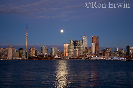 Moon over Toronto