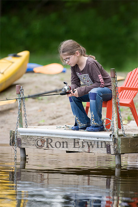 Girl Fishing
