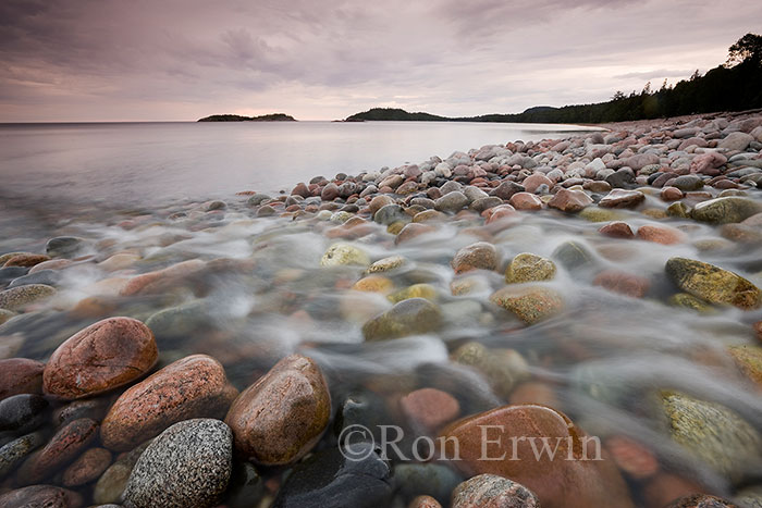 Stream running into Gargantua Bay