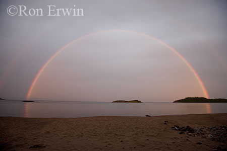 Double Rainbow on Lake Superior