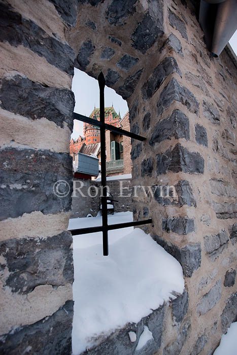 Chateau Frontenac through Window