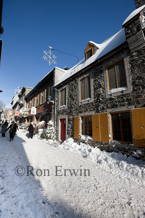 Winter on Petit-Champlain