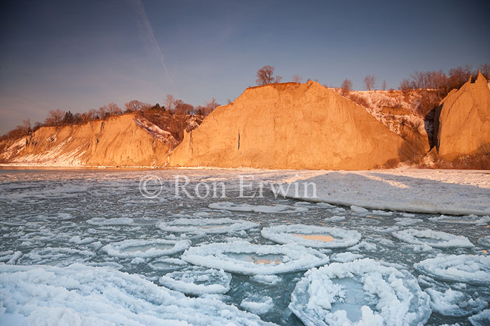 Scarborough Bluffs, ON in Winter