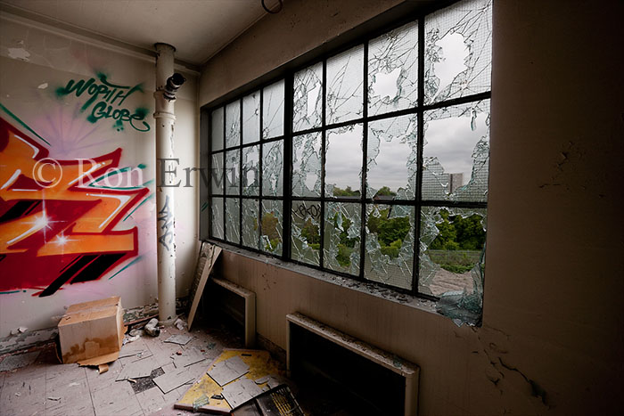 Graffiti inside Kodak no 9