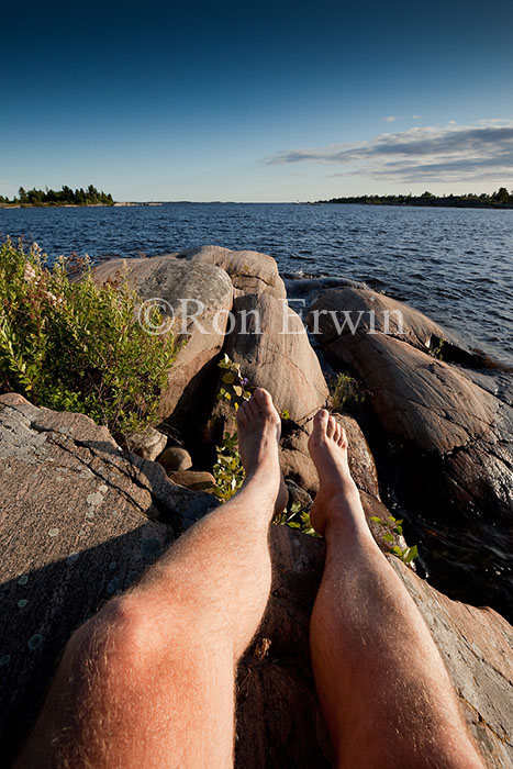 Lazing at the Edge of Georgian Bay