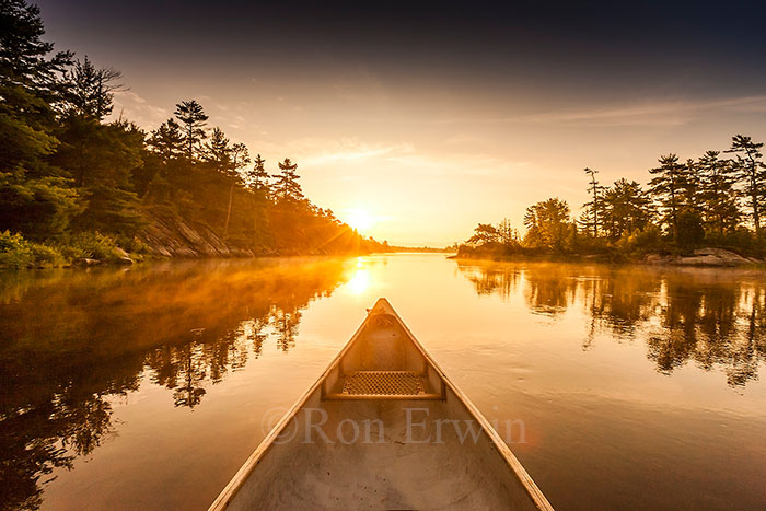 Canoeing the French at Dawn
