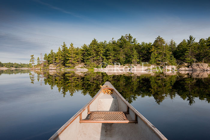 Canoe on the French River