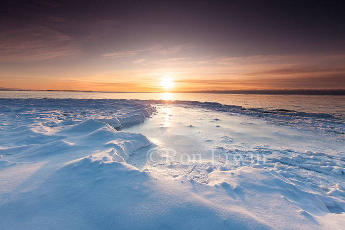 Winter at Presqu'ile, Ontario