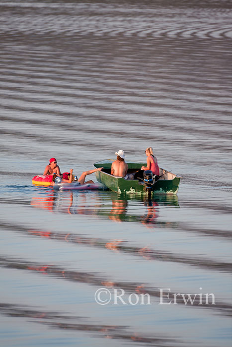 Fun on Lake Laberge