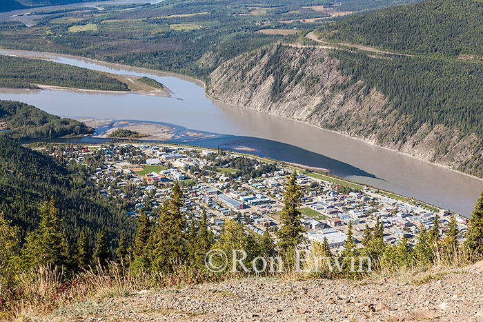 Dawson, Yukon from the Dome
