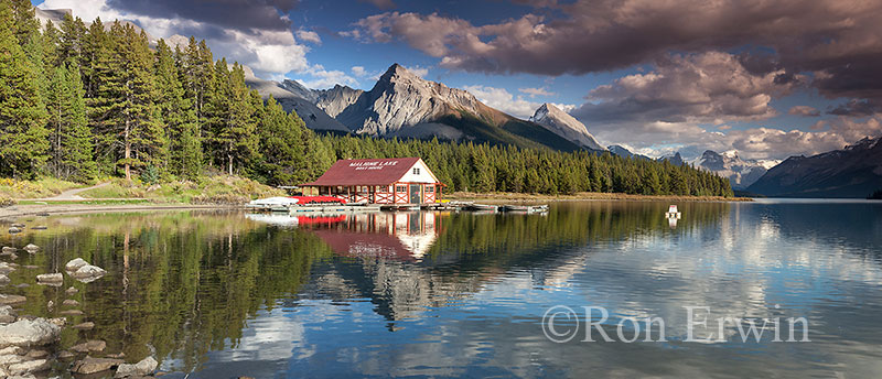 Maligne Lake Historic Boathouse