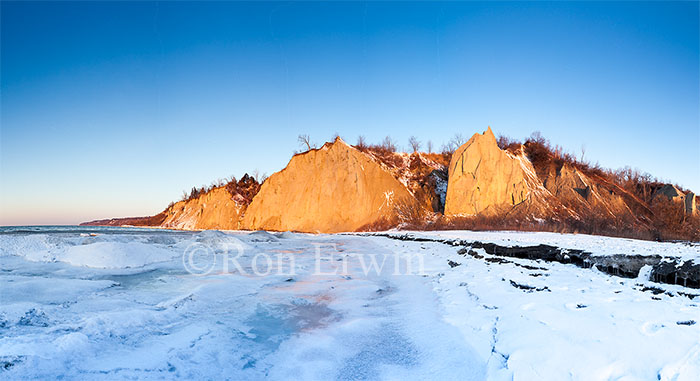 Scarborough Bluffs, ON in Winter