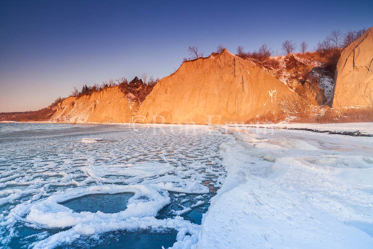 Scarborough Bluffs, ON in Winter