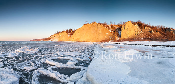 Scarborough Bluffs, ON in Winter
