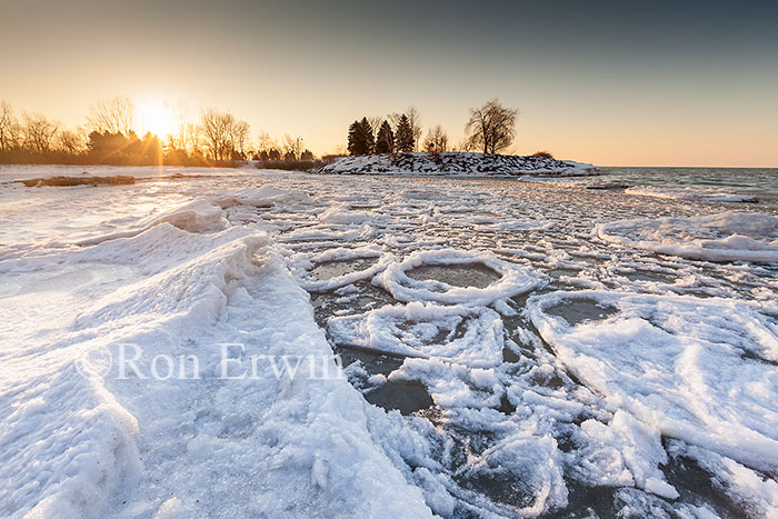 Scarborough Bluffs, ON in Winter