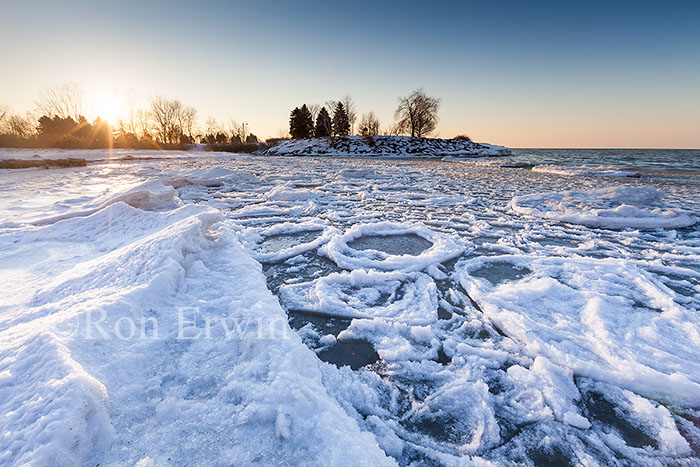 Scarborough Bluffs, ON in Winter