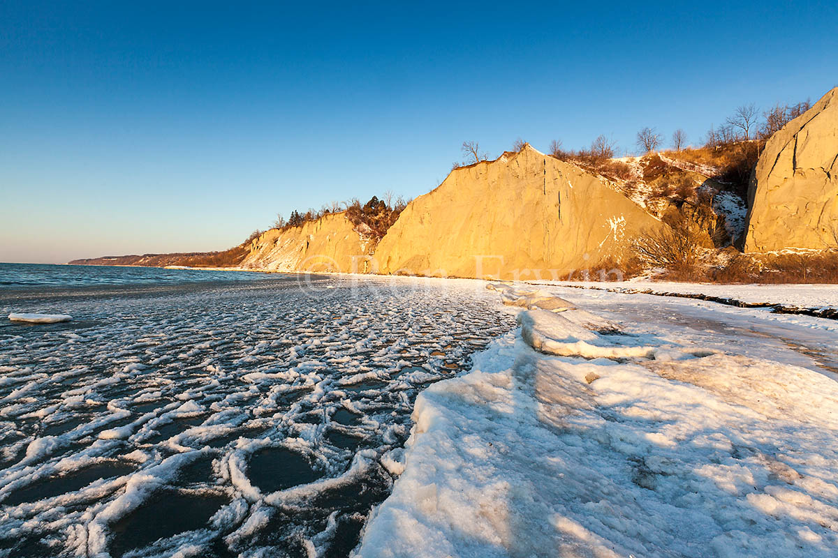 Scarborough Bluffs, ON in Winter