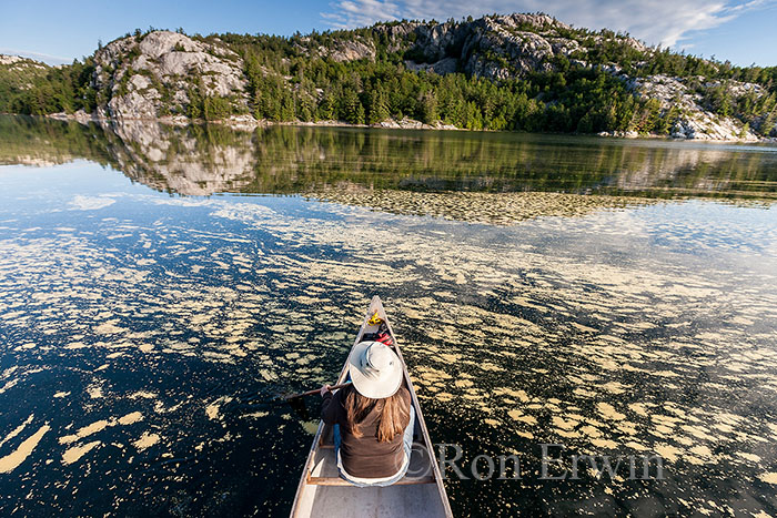 Paddling in Killarney, ON