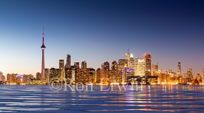 Toronto Skyline in Winter