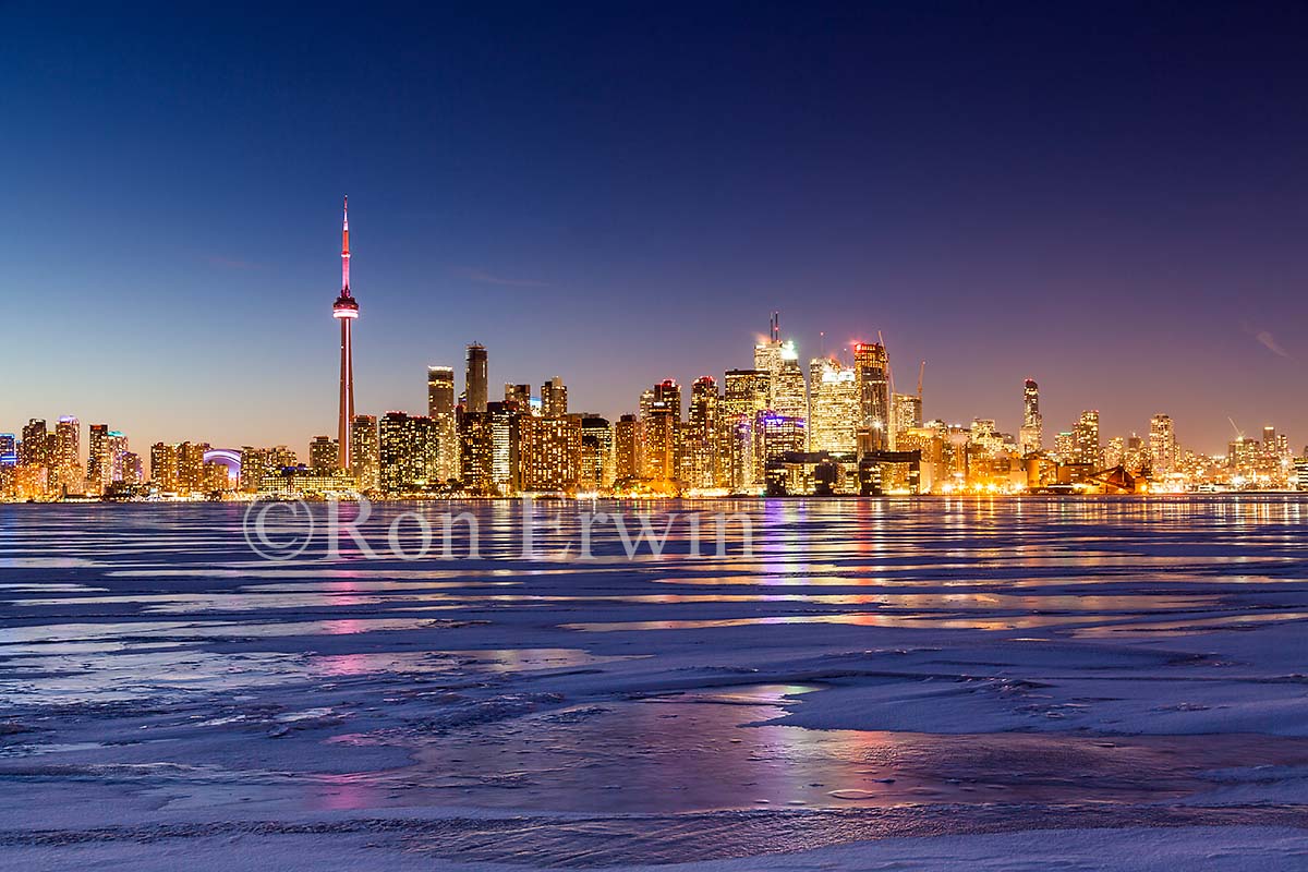 Toronto Skyline in Winter