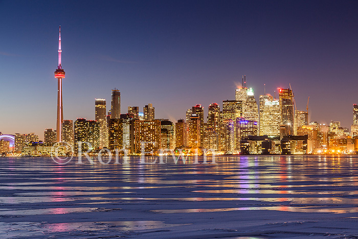 Toronto Skyline in Winter