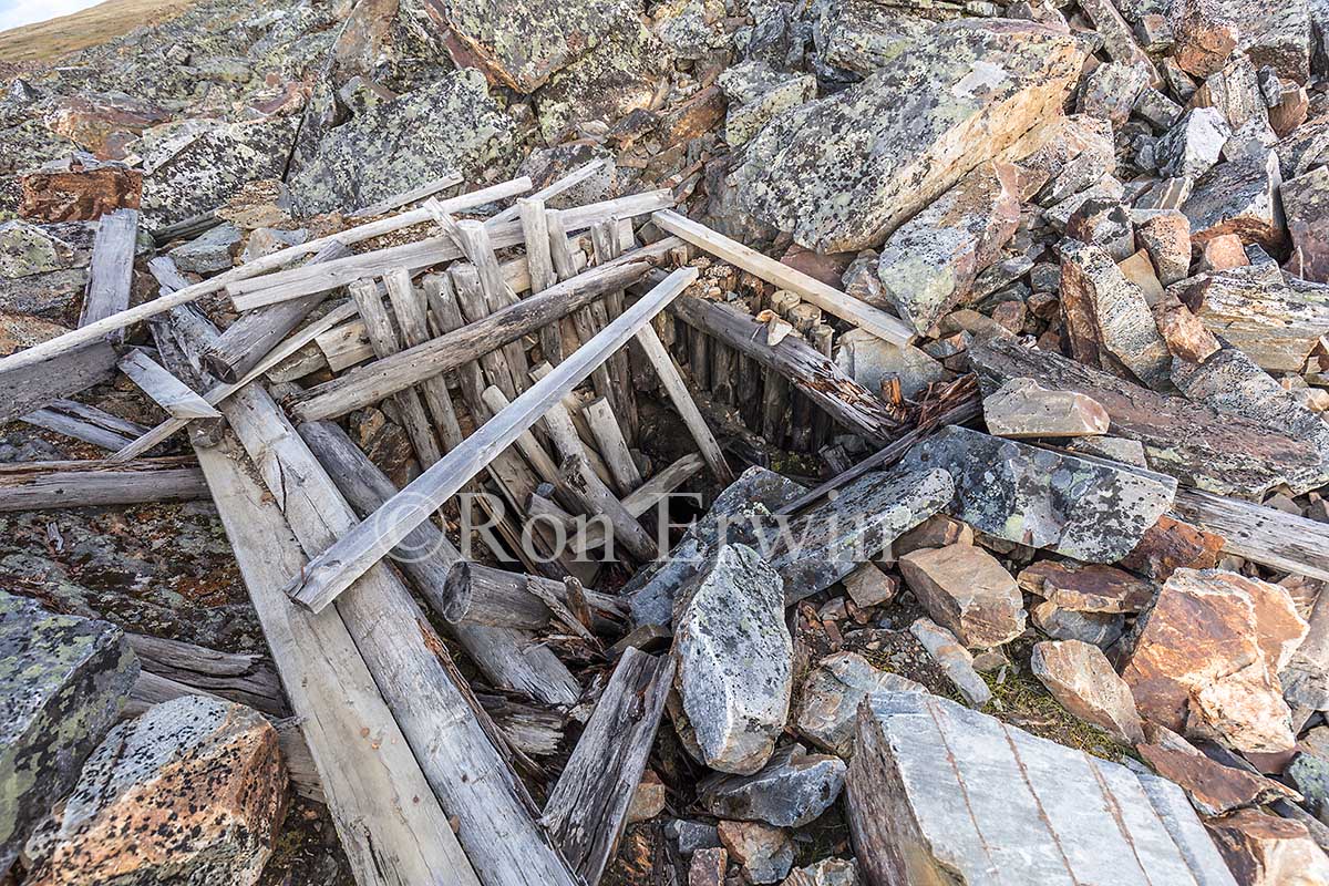 Mine Shaft Rubble on Keno Hill, YT