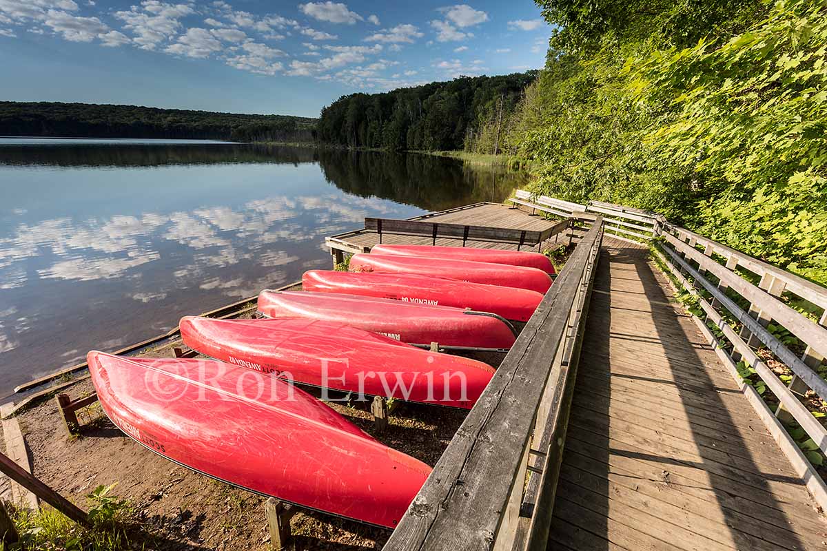 Canoes and Kettle's Lake, ON