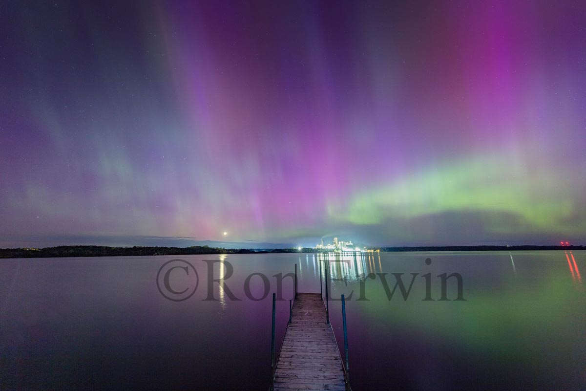 Northern Lights over Picton Bay, ON