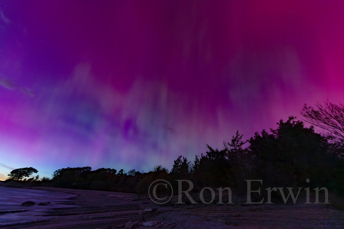 Northern Lights over Point Petre, ON