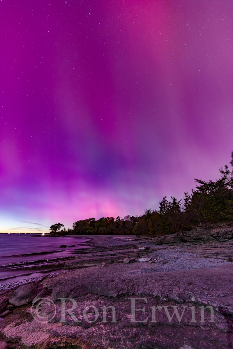 Northern Lights over Point Petre, ON