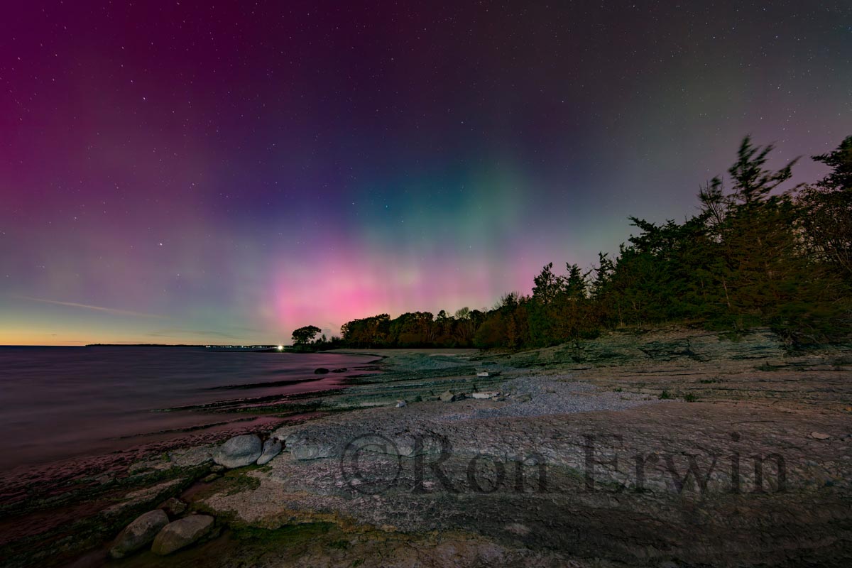 Northern Lights over Point Petre, ON