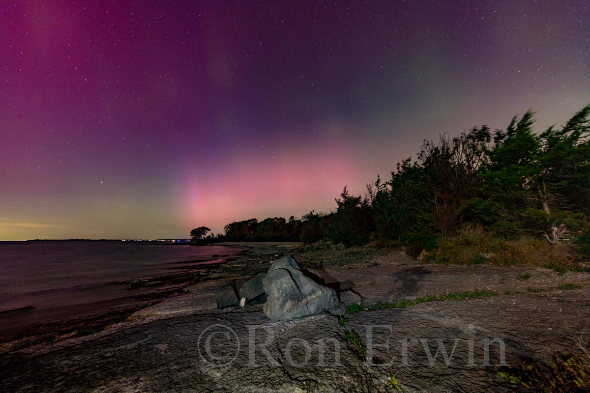 Northern Lights over Point Petre, ON