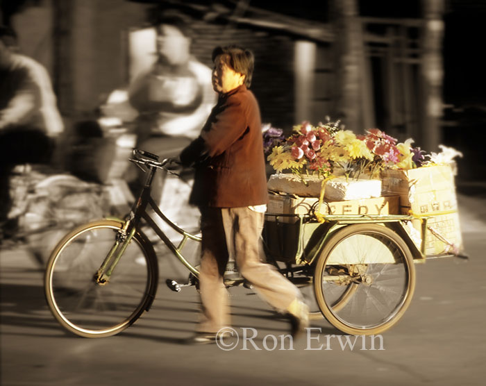 Woman and Trike